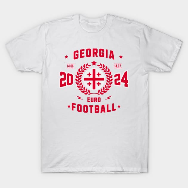 Georgia Euro Football Fan Gift T-Shirt by Kicosh